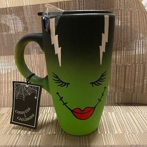 Cobwebs and Cauldrons Bride of Frankenstein Travel Mug